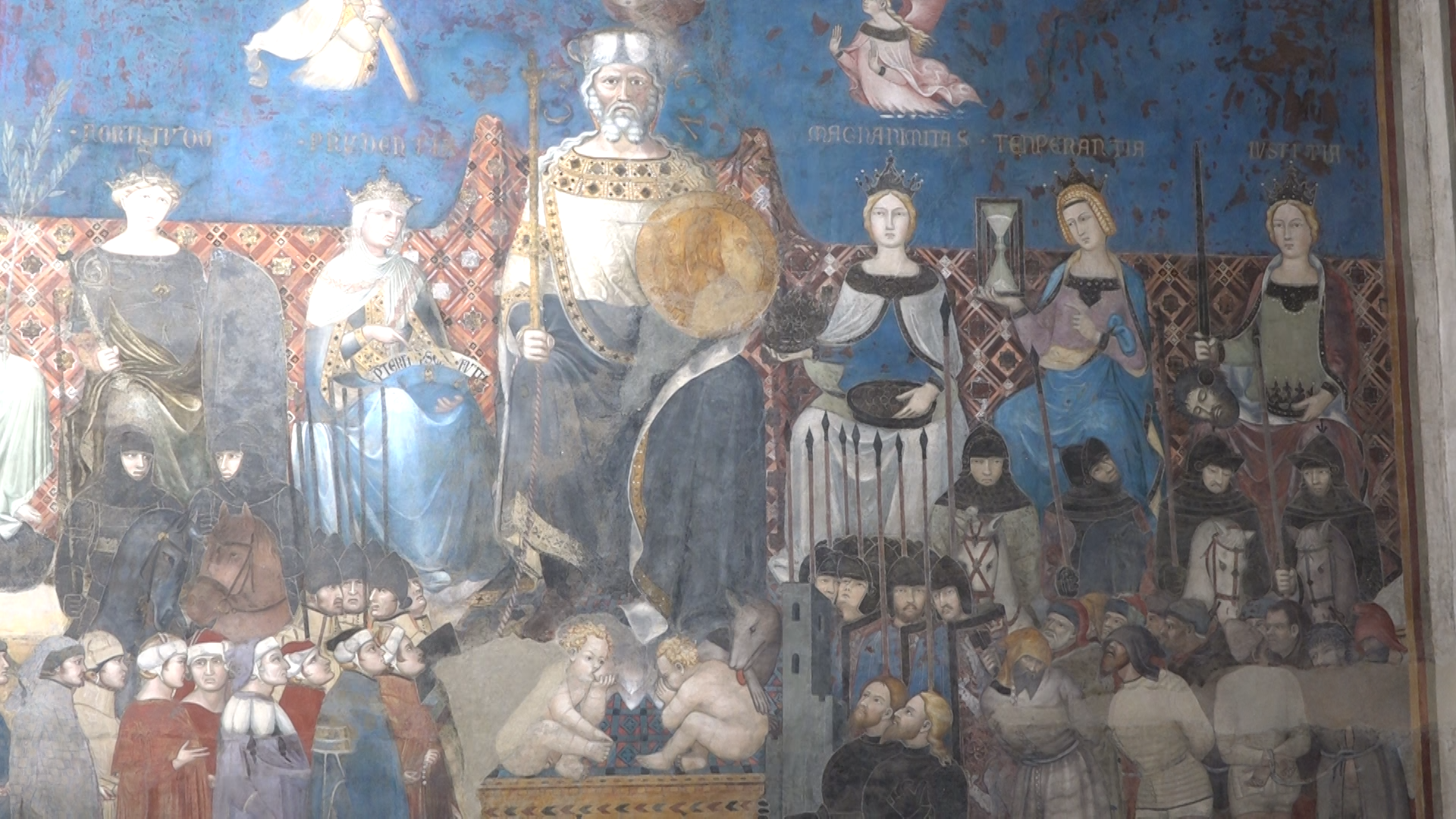 Primo Piano: Restauro affreschi Ambrogio Lorenzetti Comune di Siena