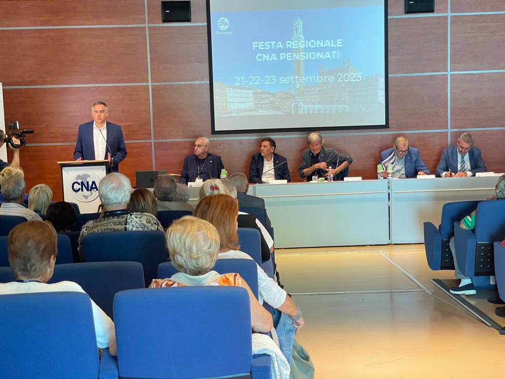 Oltre cento pensionati a Siena per la festa regionale della Cna