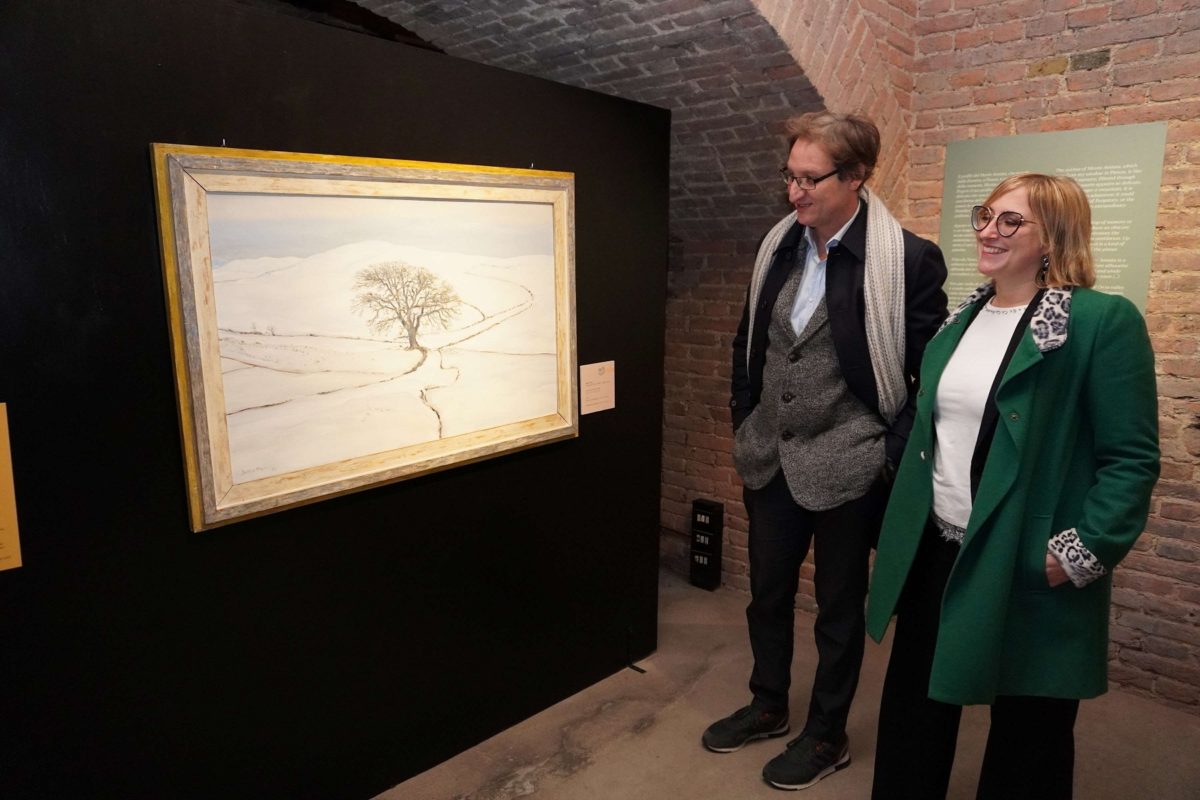 Dario Neri e Mario Luzi, la mostra sulle terre di Siena suggella la “rinnovata amicizia” tra Comune e FMS