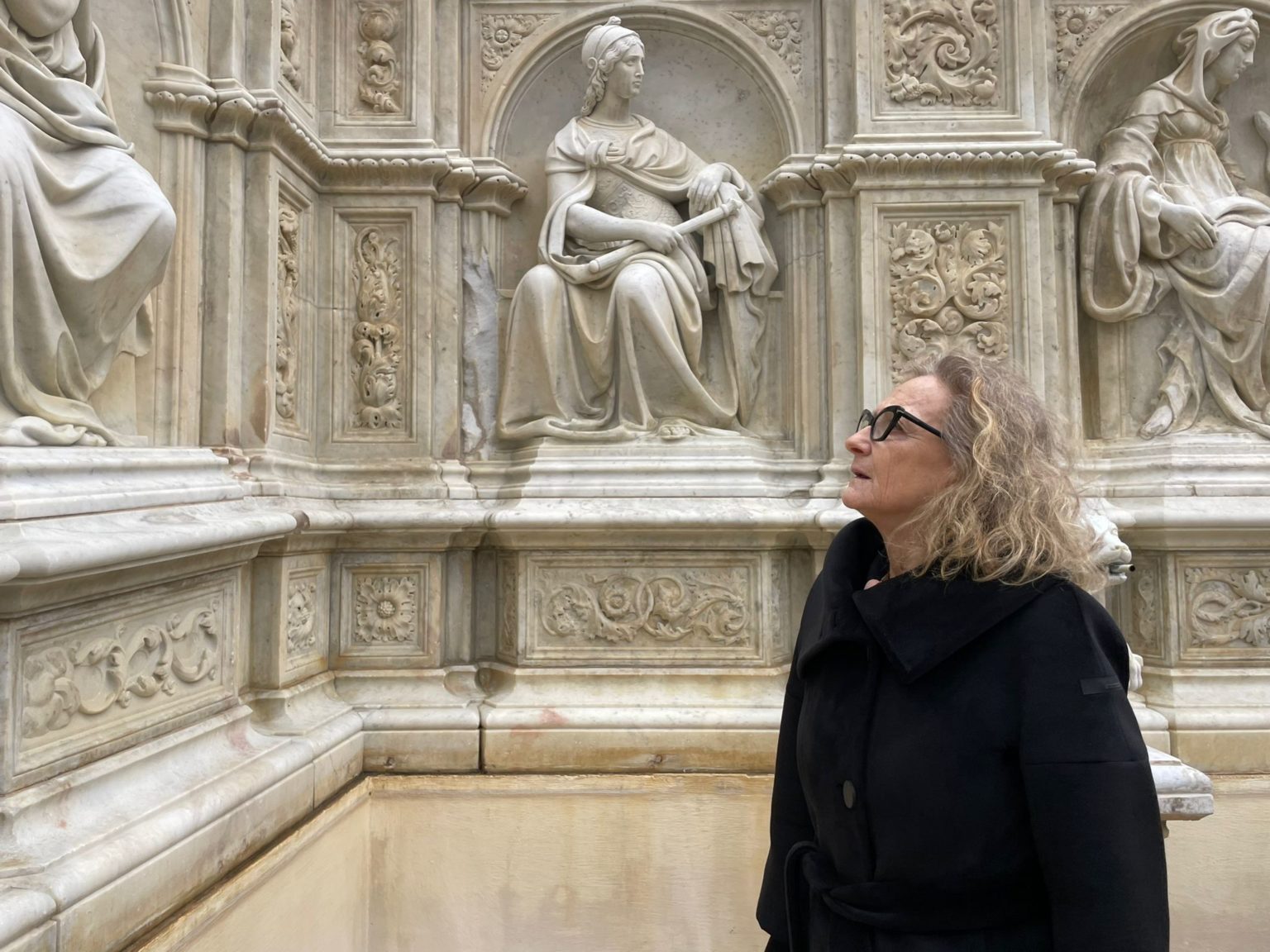 Nuova vita per Fonte Gaia, in piazza del Campo svelato il restauro, Fabio: “Per Siena è un grande giorno”