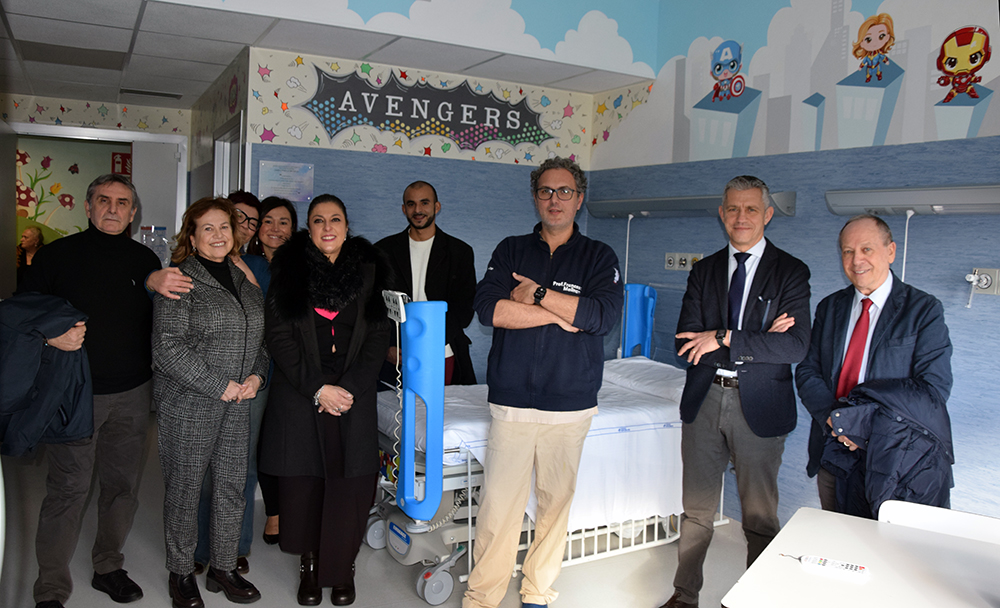 Chirurgia pediatrica, inaugurata la stanza degli Avangers e svelati i nuovi arredi della biblioteca del Dipartimento della Donna e dei Bambini