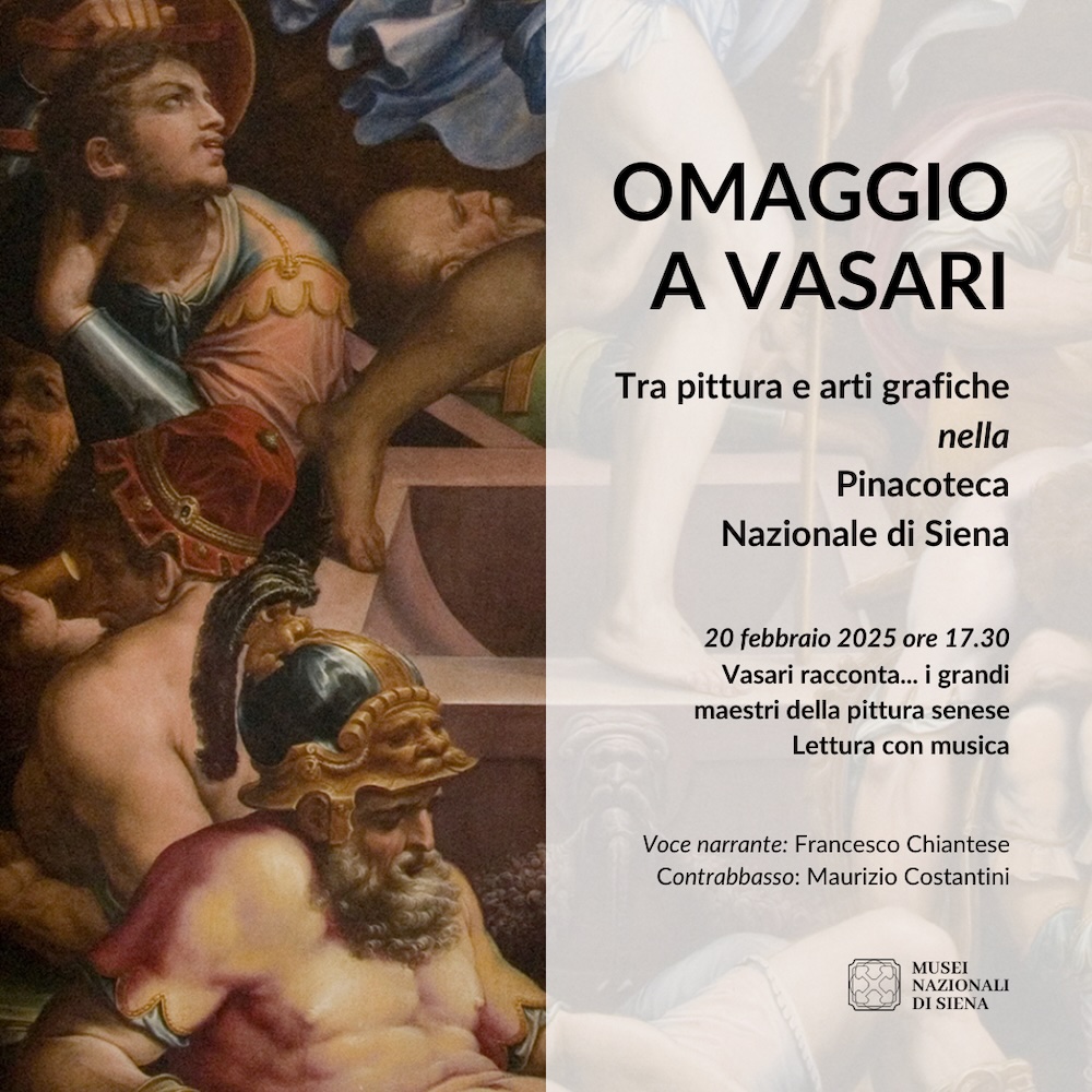 Il 20 febbraio “Vasari racconta… i grandi maestri della pittura senese”