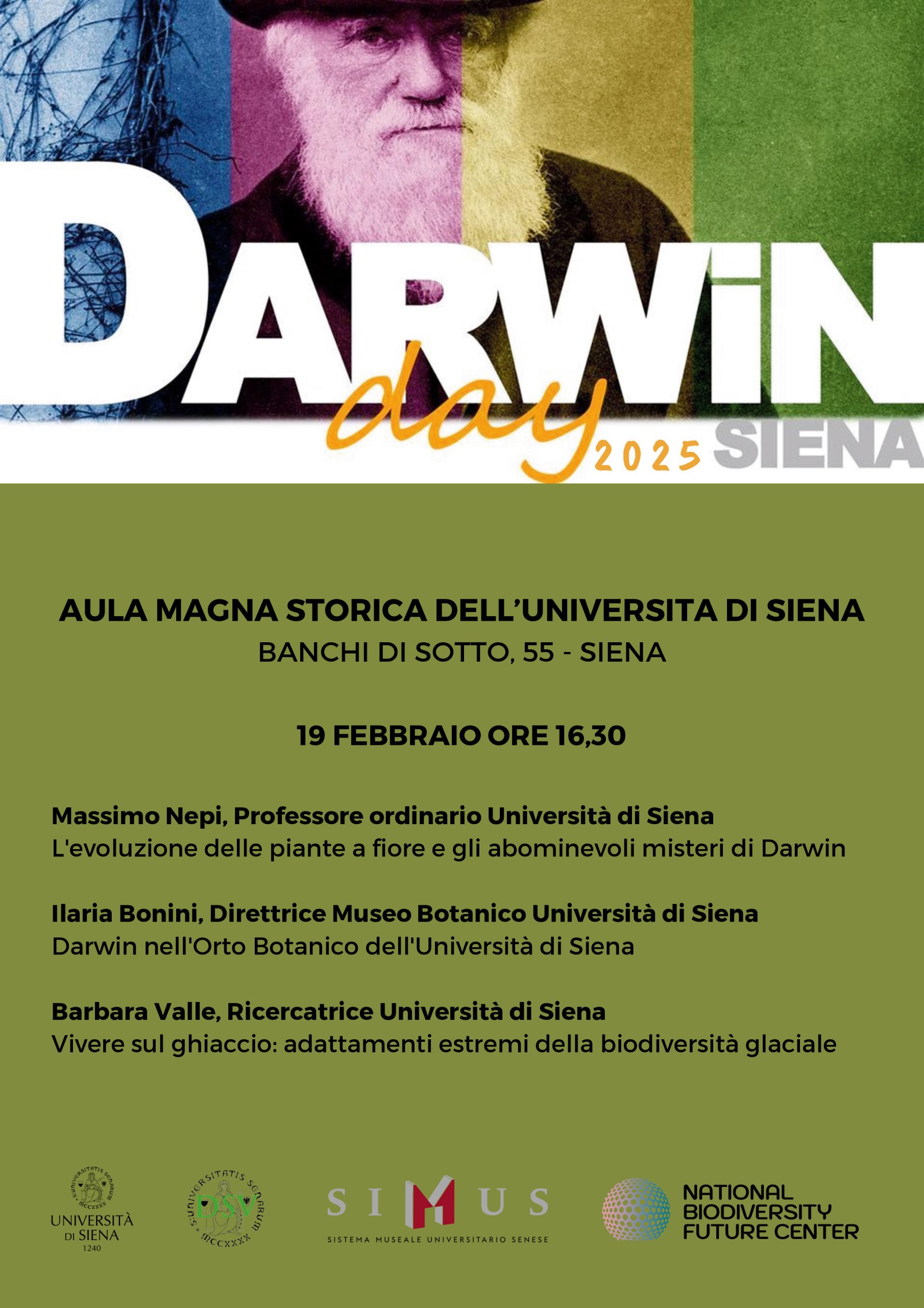 Siena Darwin Day 2025. Scopri l’”abominevole mistero” di Darwin, l’evoluzione delle piante e la vita estrema sui ghiacci
