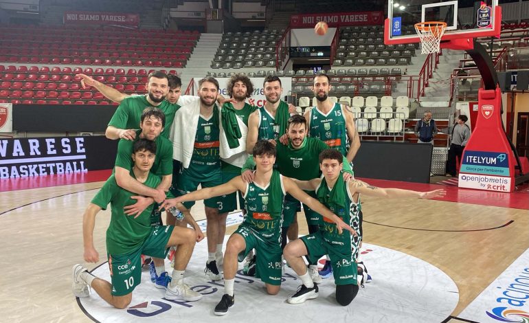 Mens Sana, sono sette di fila. Vittoria a Varese e salvezza sempre più vicina