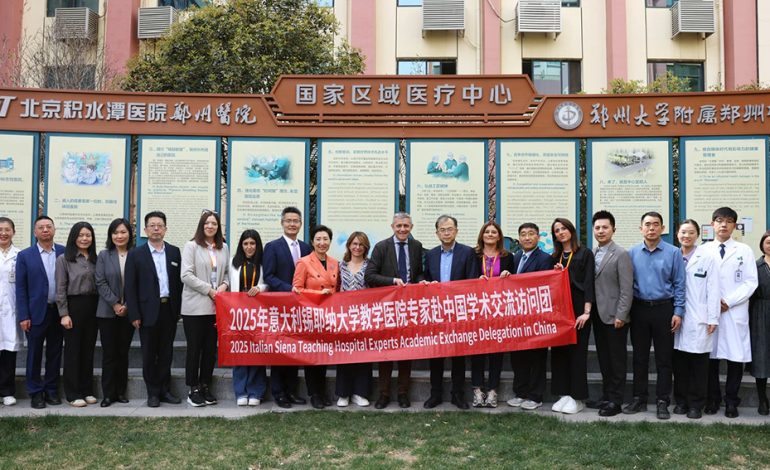 Collaborazione internazionale: missione in Cina per una delegazione dell’Aou Senese