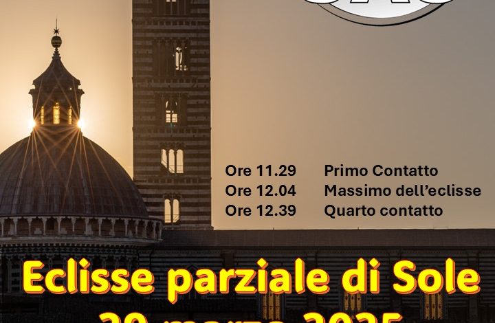 In arrivo un’eclissi parziale di Sole: ecco come e quando vederla a Siena