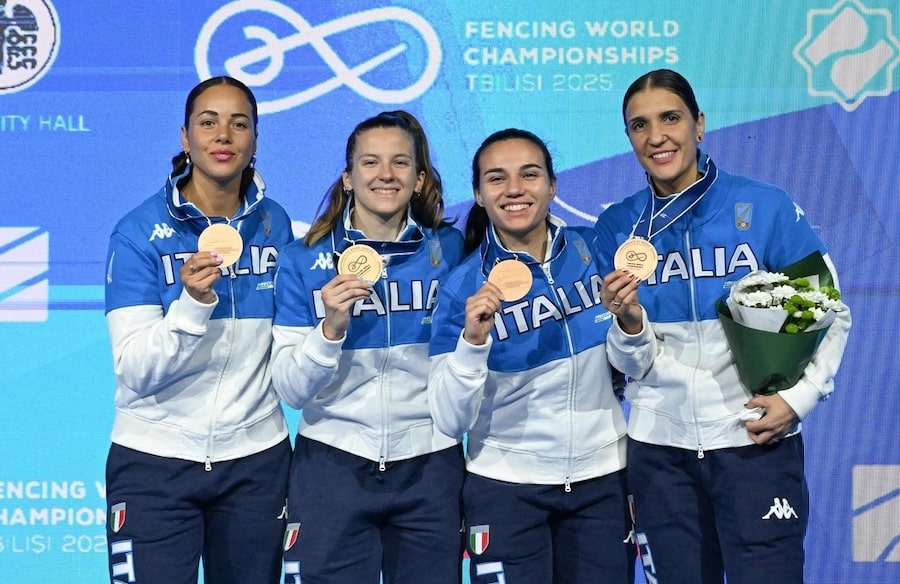 Bronzo al Mondiale di Tbilisi per Alice Volpi nel fioretto a squadre