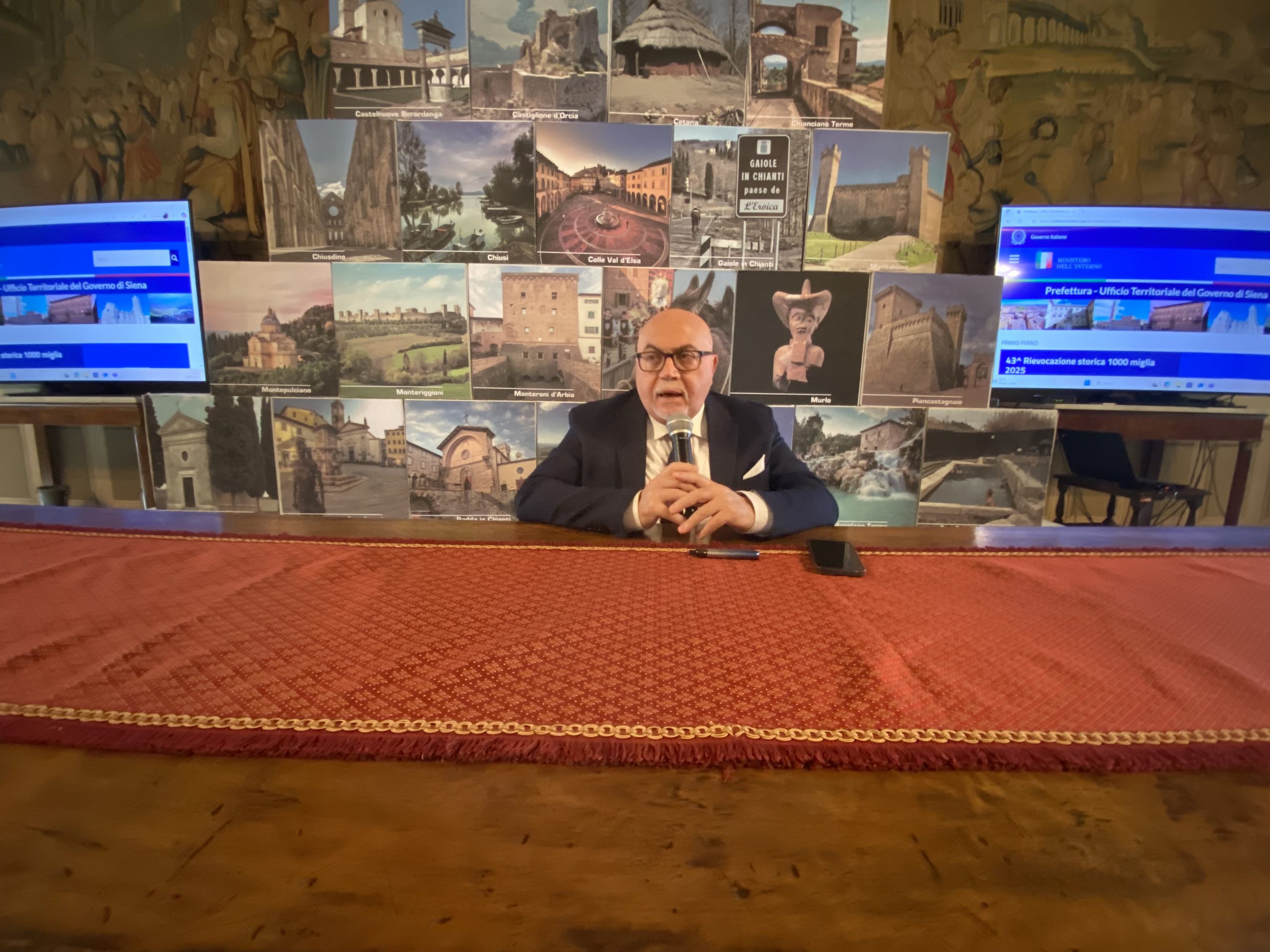 Il nuovo prefetto Romeo si presenta: “La sicurezza pubblica è la base, chi delinque paga. Ora priorità al Palio”