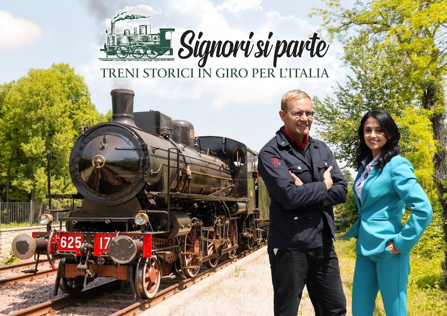 Siena e la Val d’Orcia su La7, al centro del programma dedicato ai treni storici d’Italia
