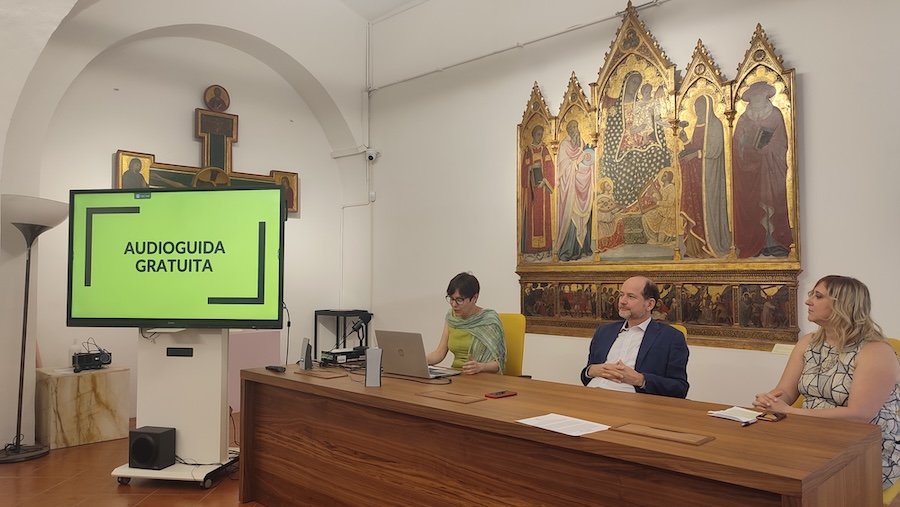 La Pinacoteca Nazionale di Siena presenta le nuove audioguide e il “Report 2024”, prima dei nuovi lavori