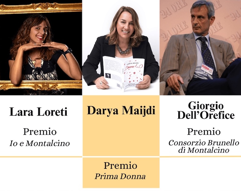 Darya Majidi Prima Donna 2025. Il 13 settembre la premiazione del Casato Prime Donne a Montalcino