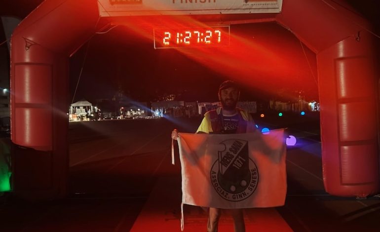 Mens Sana Runners: Andrea Amato primo italiano a tagliare l’arrivo alla maratona del Muro di Berlino
