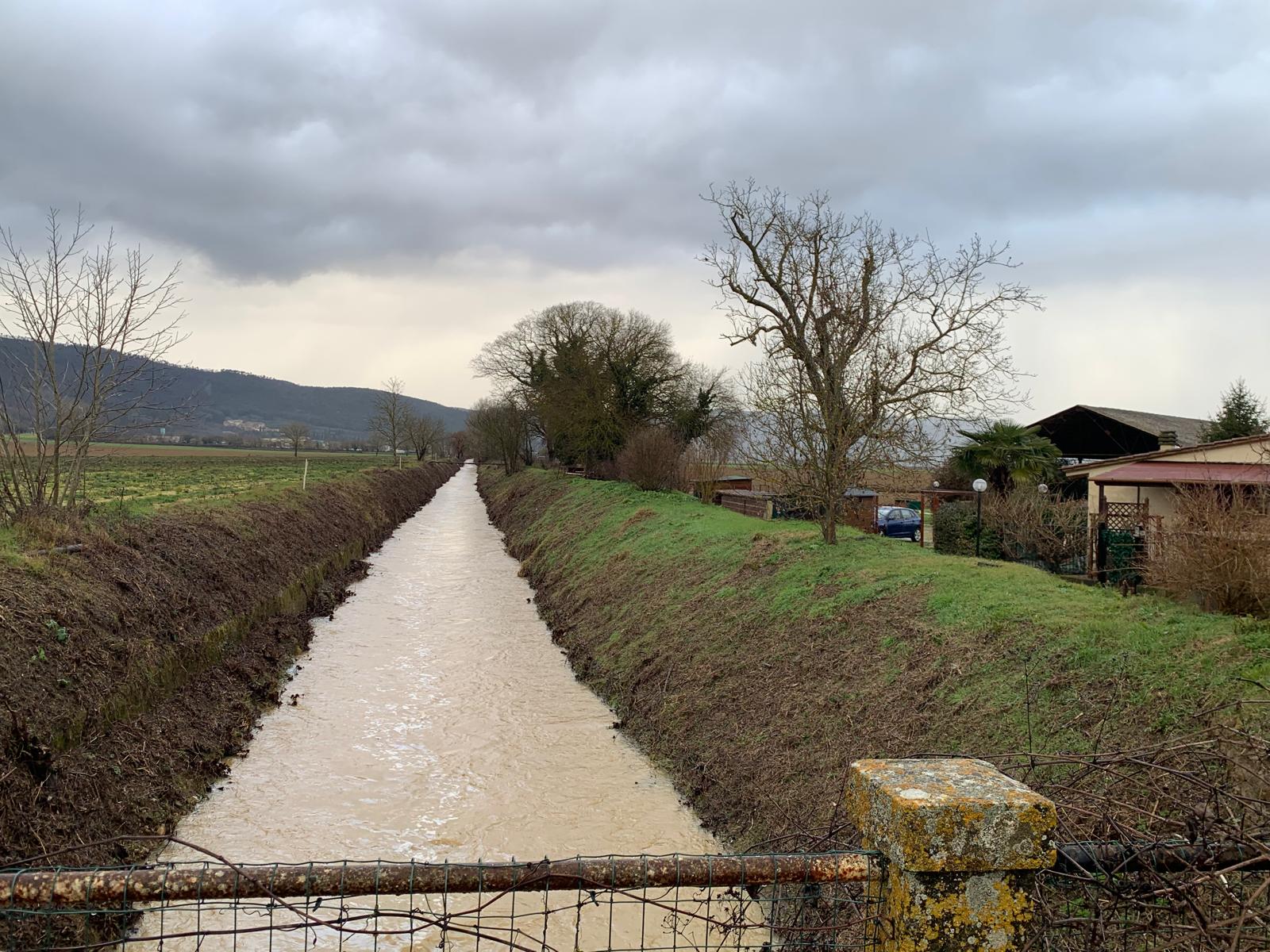 Maltempo nel senese, il Consorzio di Bonifica 6 Toscana Sud mobilitato con un monitoraggio costante