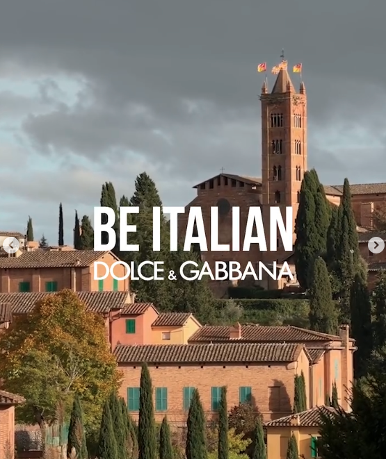 La provincia di Siena protagonista di “Be Italian”, la campagna pubblicitaria di Dolce & Gabbana e Fai