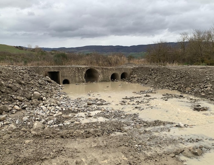 Manutenzione ordinaria sul torrente delle Trucciole nell’unità idrografica Sinistra Ombrone a Radicofani