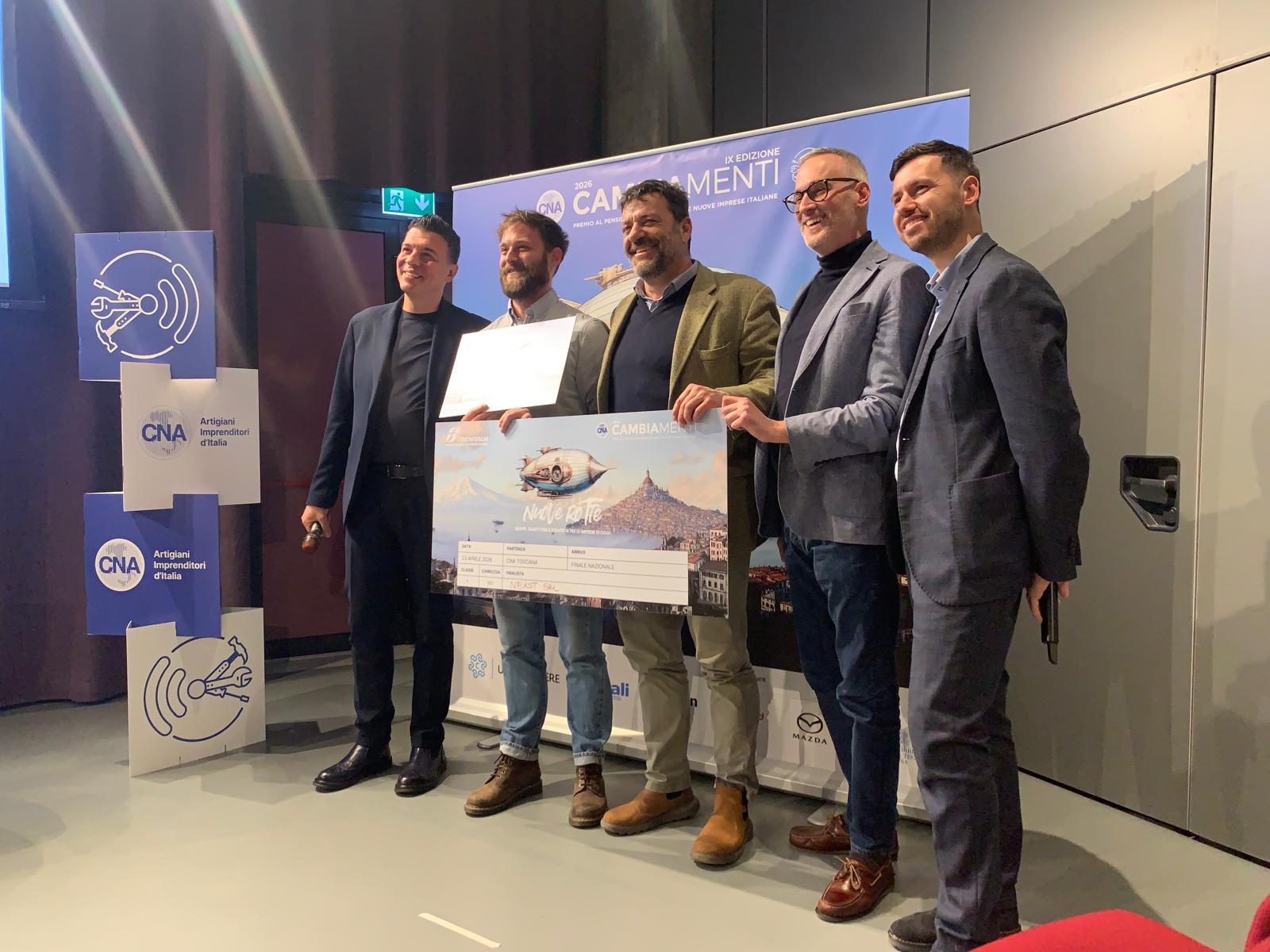 neXst vince la finale regionale del Premio Cambiamenti e vola alla finale nazionale a Roma