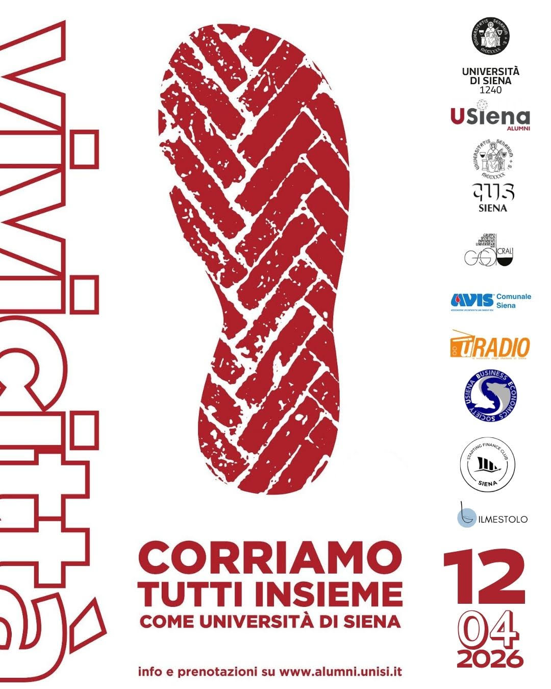 L’Università di Siena partecipa a Vivicittà 2026