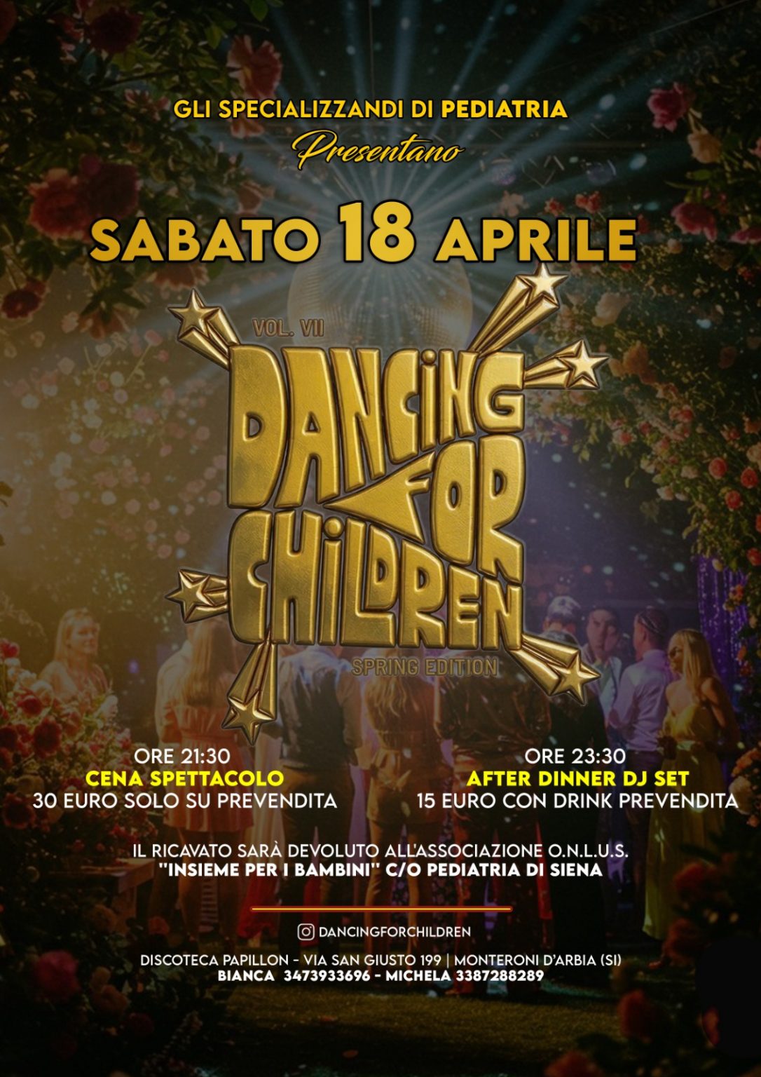 Torna “Dancing for children”, il 18 aprile si balla per la Pediatria