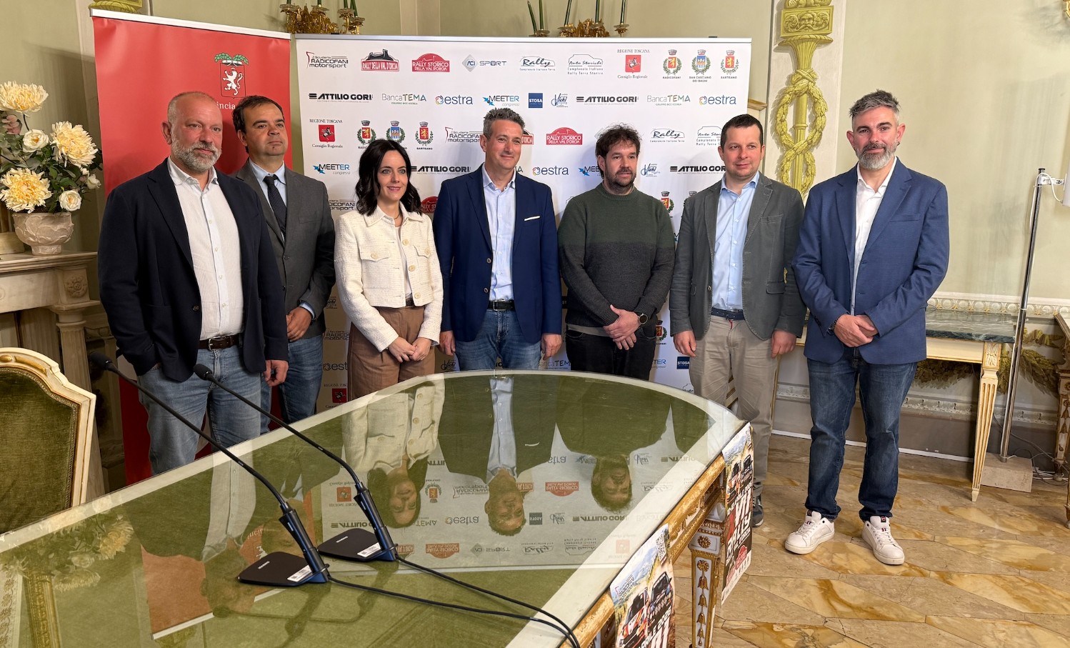 Presentato davanti alle autorità il Rally della Val d’Orcia: 93, le vetture alla partenza del doppio appuntamento tricolore