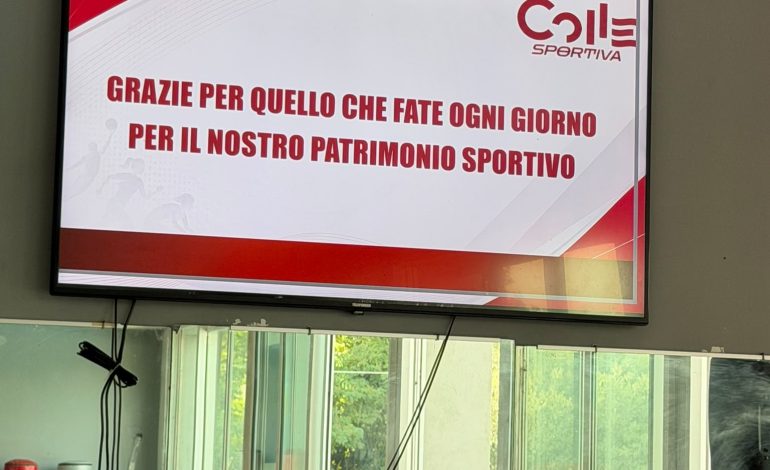 Colle Sportiva entra in una nuova fase: pronte le convenzioni per gli impianti e nuovi progetti dedicati a fair play, inclusione e benessere