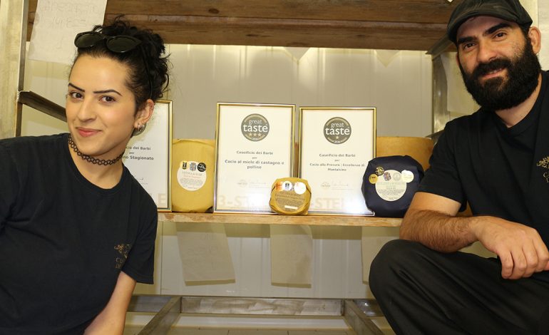 Il Caseificio dei Barbi conquista 3 Stelle al Great Taste 2026 con un formaggio che racconta il territorio.