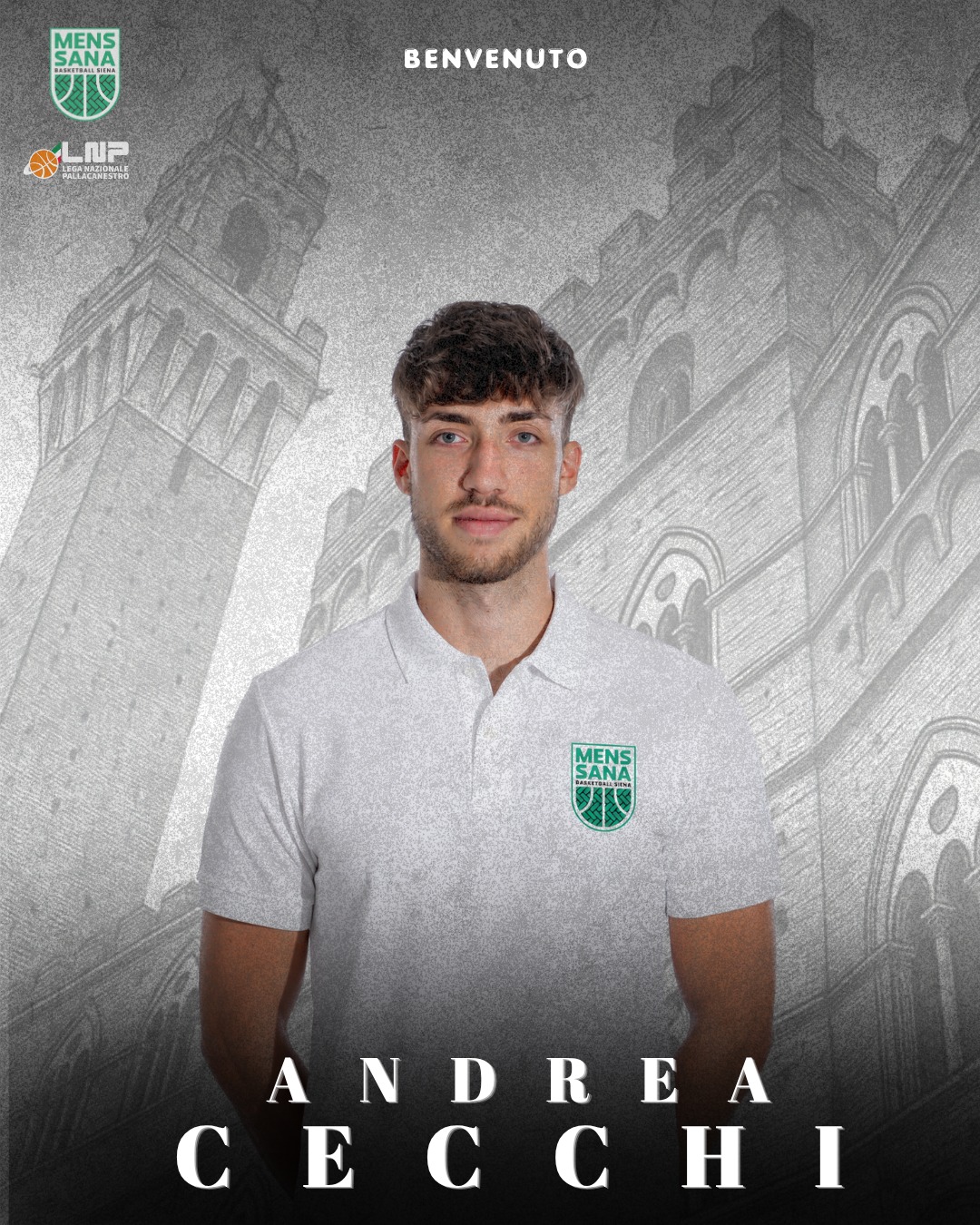 La Note di Siena Mens Sana Basketball dà il benvenuto ad Andrea Cecchi