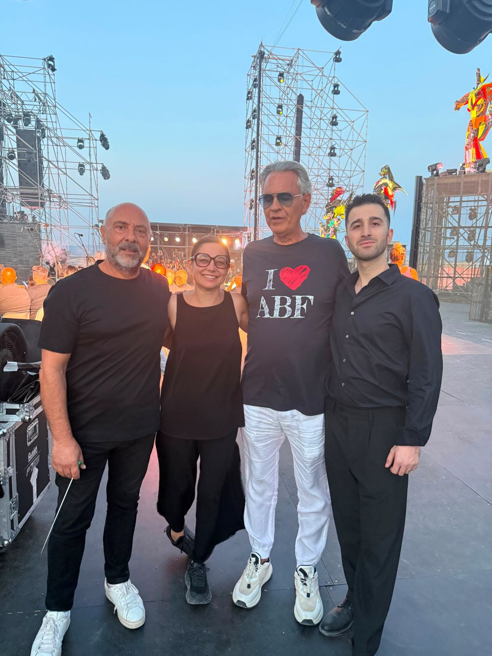 Il coro di AMAT protagonista al Teatro del Silenzio con Andrea Bocelli