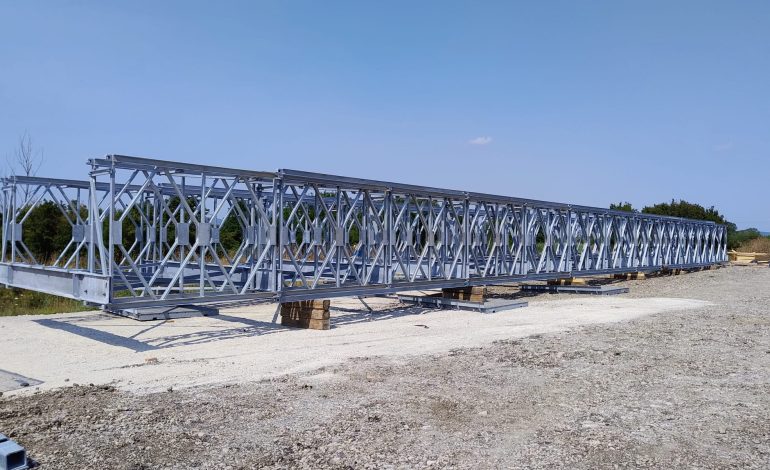 Lavori al ponte della SP 327 di Foiano sul Foenna: mercoledì 22 luglio il varo del ponte Bailey provvisorio