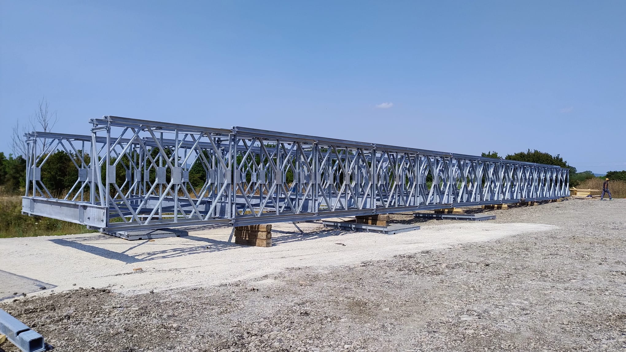 Lavori al ponte della SP 327 di Foiano sul Foenna: mercoledì 22 luglio il varo del ponte Bailey provvisorio