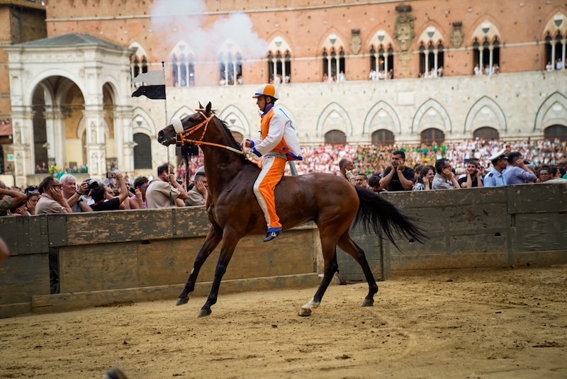 Palio 2 luglio, il Leocorno vince la Prova generale