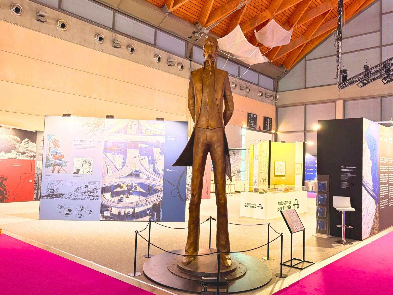 Cong e Opera Laboratori al meeting di Rimini con Corto Maltese per Autostrade per l’Italia