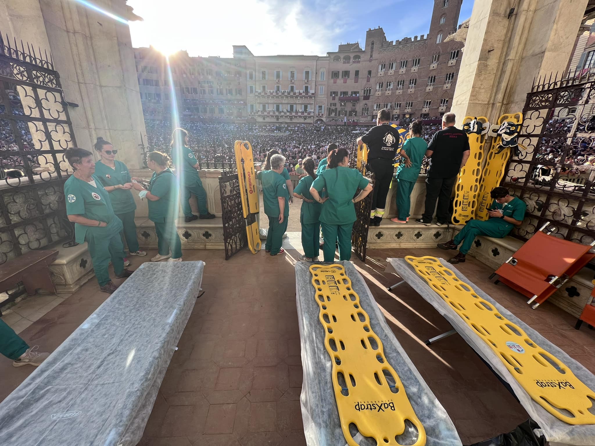 Palio del 16 agosto, l’organizzazione del 118 per il soccorso sanitario