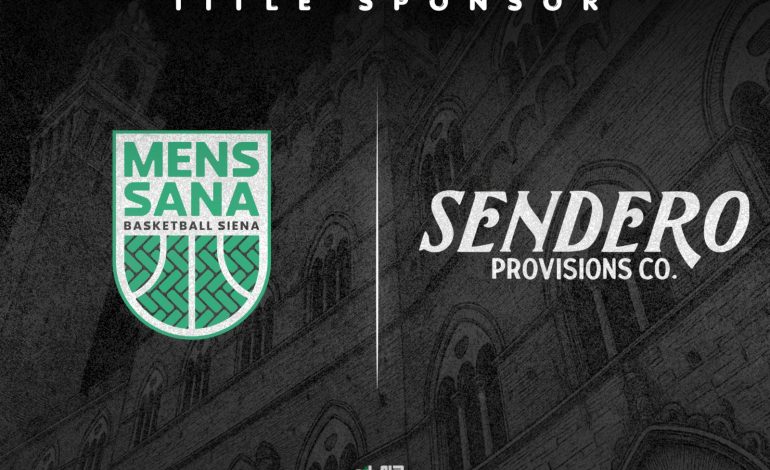 Mens Sana Basketball annuncia Sendero Provisions Co. come nuovo Title Sponsor per la stagione 2026/27 di Serie B Nazionale