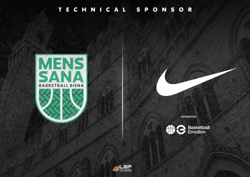 La Sendero Mens Sana Basketball vestirà Nike nella stagione 2026/27