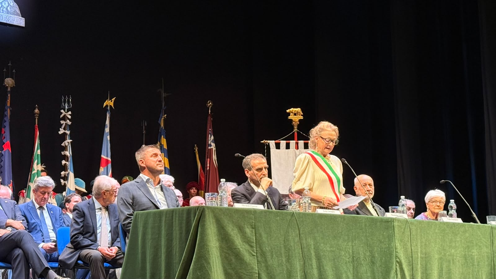 Consegnate le Medaglie di Civica riconoscenza a Michele Fiorini, Pier Guido Landi e Fabio Pianigiani
