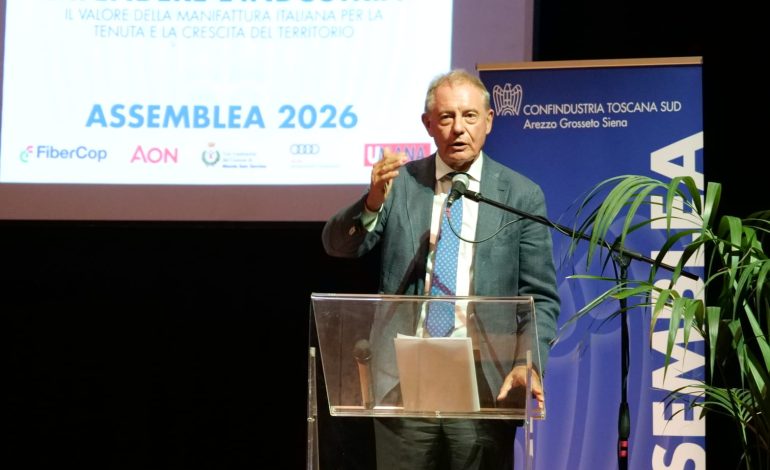 Confindustria Toscana Sud, Giordini: “Manifattura valore strategico, va introdotta la valutazione di impatto industriale”