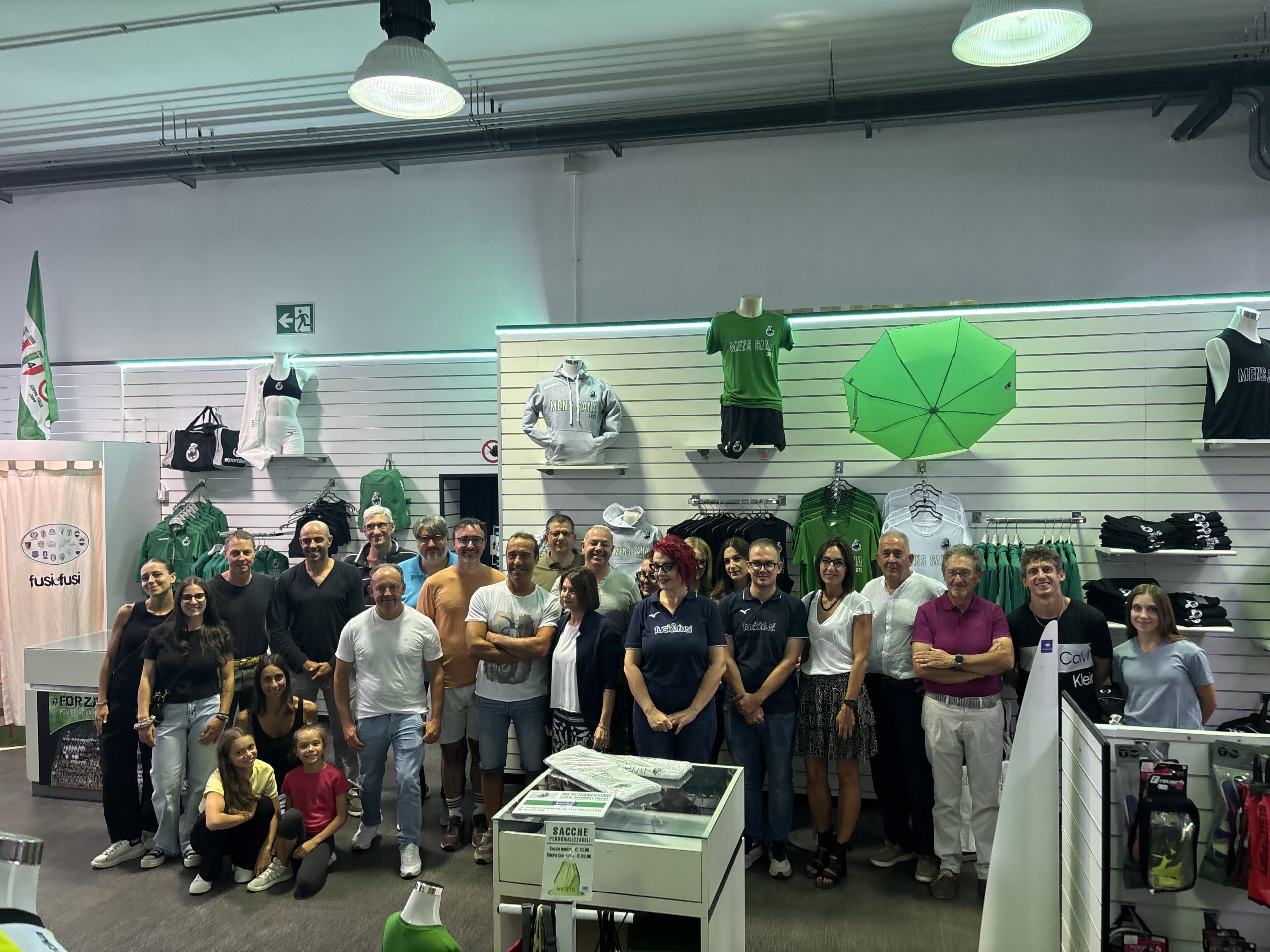 Polisportiva, inizia la stagione con il lancio del brand Mens Sana grazie alla collaborazione con Fusi&Fusi