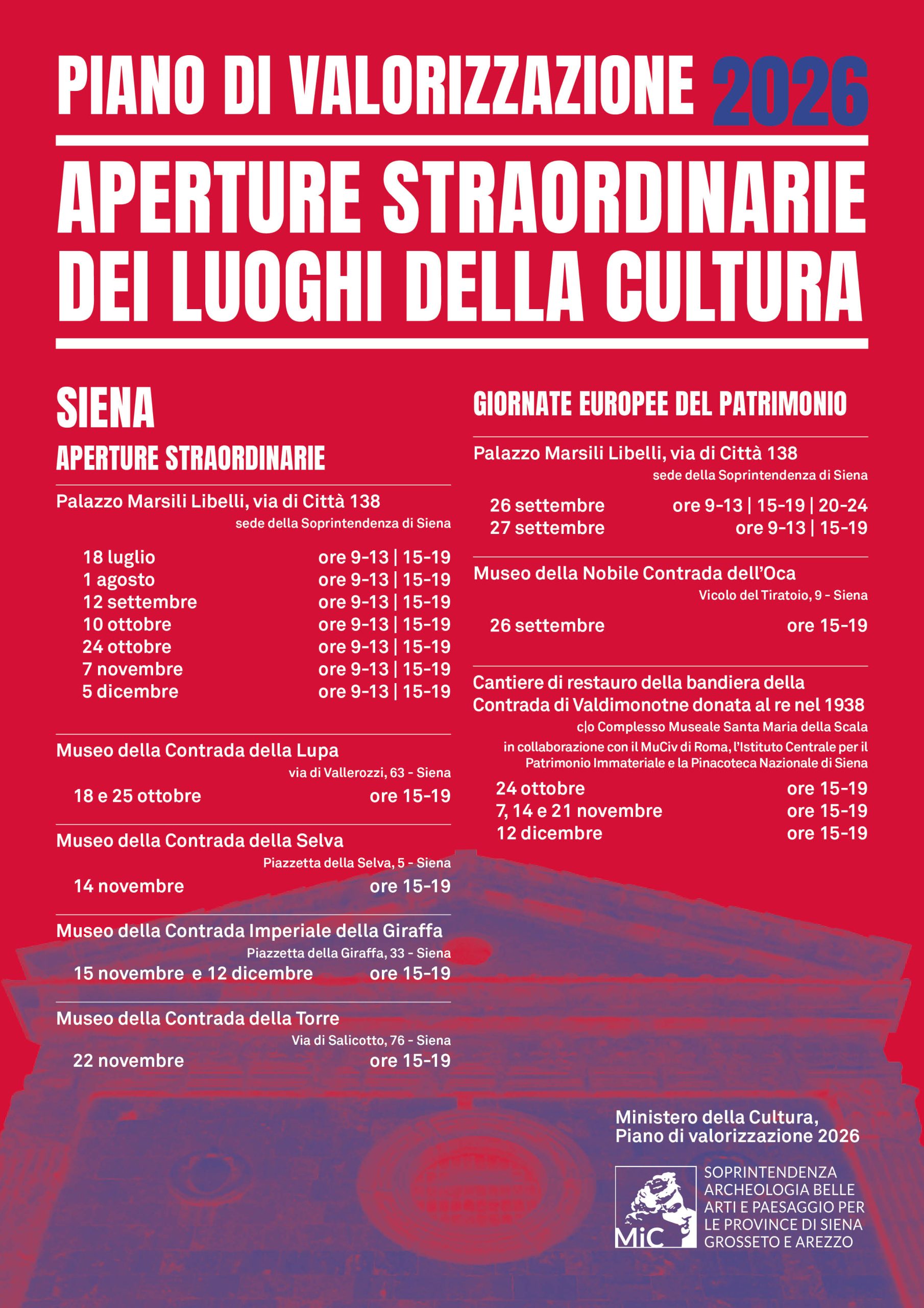 Giornate Europee del Patrimonio, la Soprintendenza apre Palazzo Marsili Libelli
