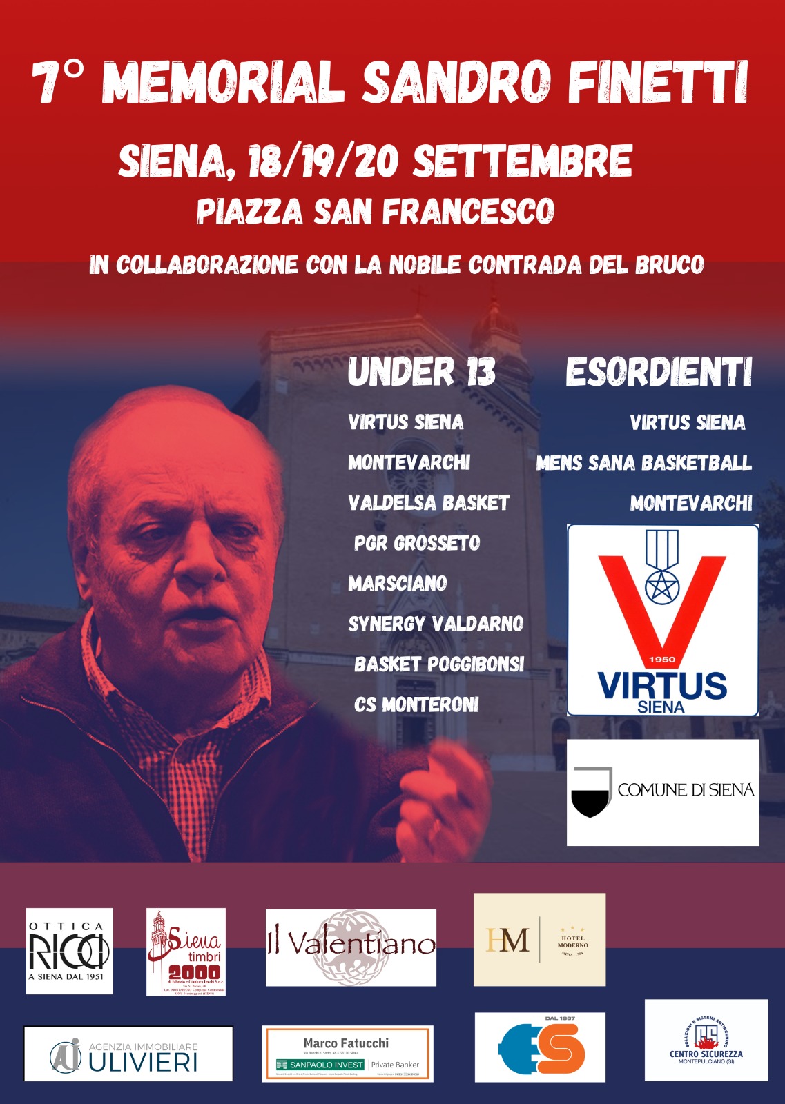 Virtus Siena, al via la settima edizione del Memorial Sandro Finetti
