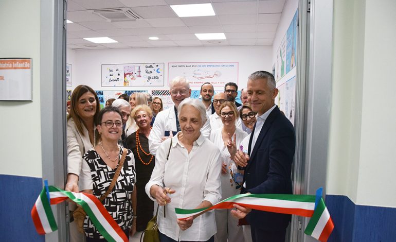 Neuropsichiatria infantile, inaugurata la nuova area del Day Hospital con immagini ispirate ai brani di Lucio Corsi