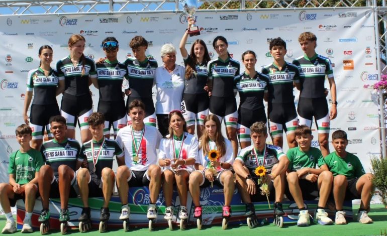 Mens Sana Pattinaggio Corsa stellare: primo posto assoluto ai Campionati Italiani Strada