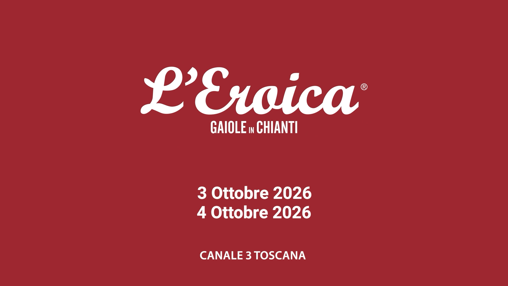 EROICA 2026 – Casa Eroica