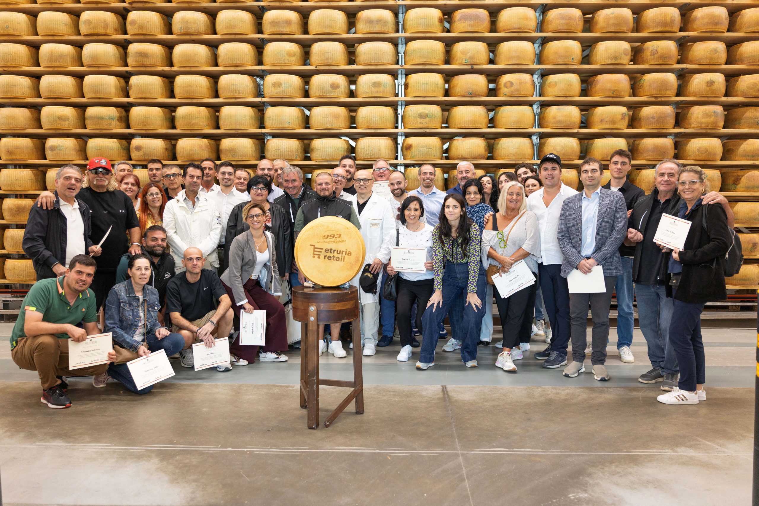 Etruria Days, prosegue la formazione sul Parmigiano Reggiano