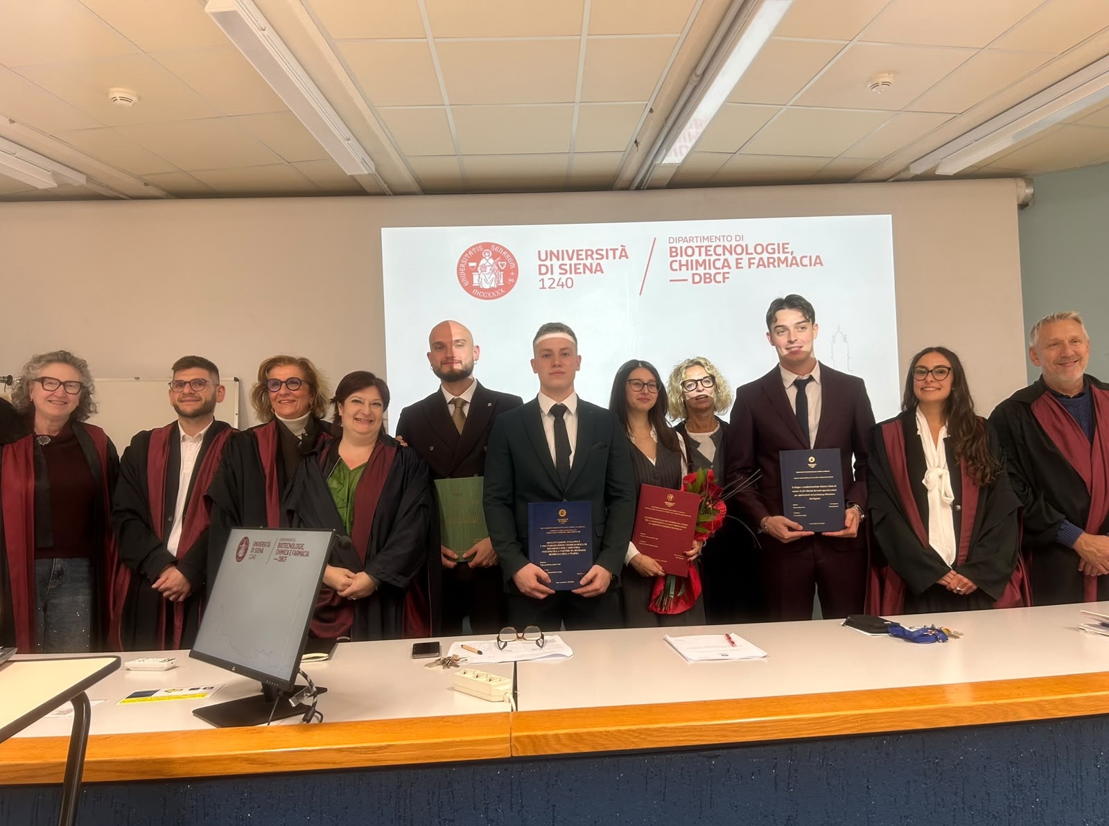 Prime lauree all’Università di Siena per il corso di laurea magistrale in Chimica per le Scienze agroalimentari