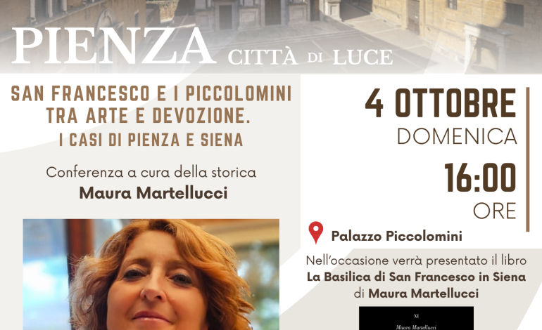 Pienza Città di Luce, nuovo appuntamento dedicato a San Francesco