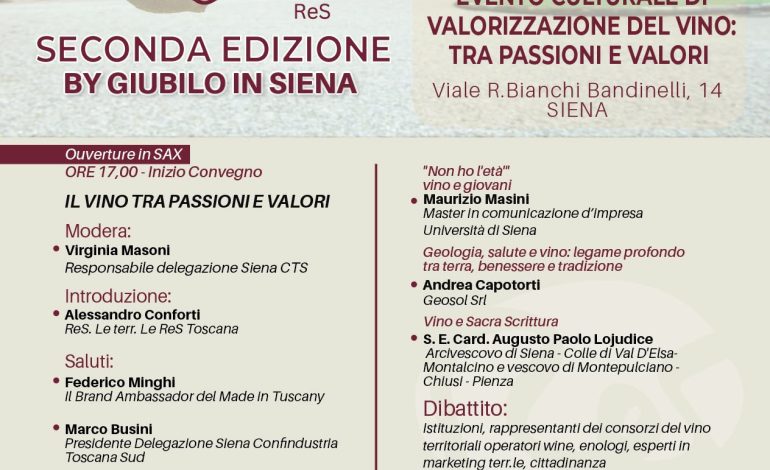 “Vino Insieme”: a Siena il confronto tra vino, cultura e sviluppo