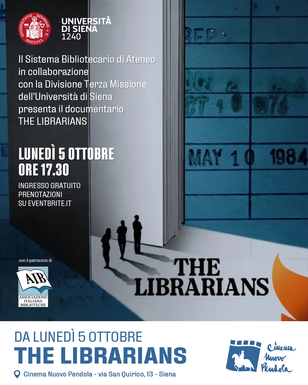 Proiezione del documentario “The Librarians”: libertà di lettura e ruolo delle biblioteche nella società democratica