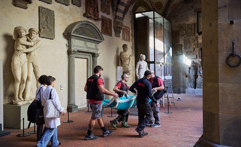 Il banchetto di Psiche: al via il restauro dell’arazzo seicentesco del Museo Nazionale del Bargello