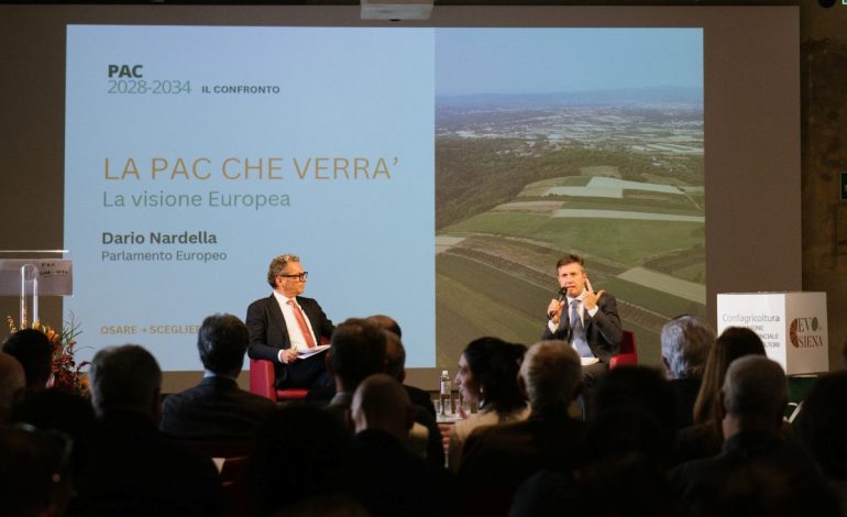 PAC 2028–2034, da Siena le proposte per il futuro dell’agricoltura. Nardella: “Porterò il Libro Bianco nel confronto europeo”