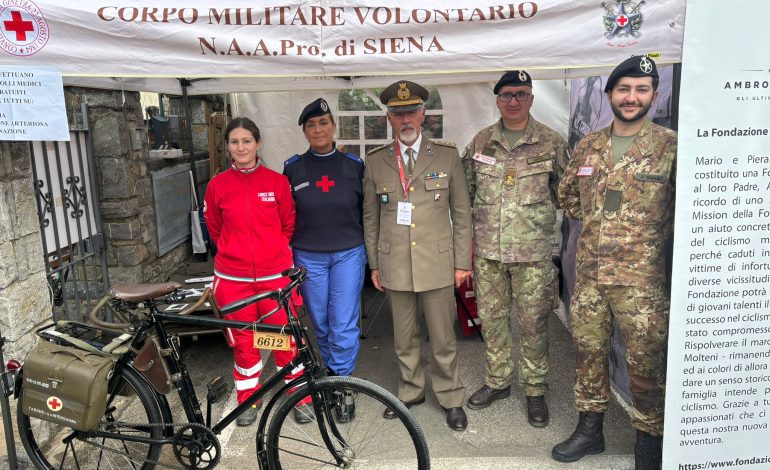 Eroica, presente il Corpo militare volontario della Croce Rossa italiana durante la manifestazione